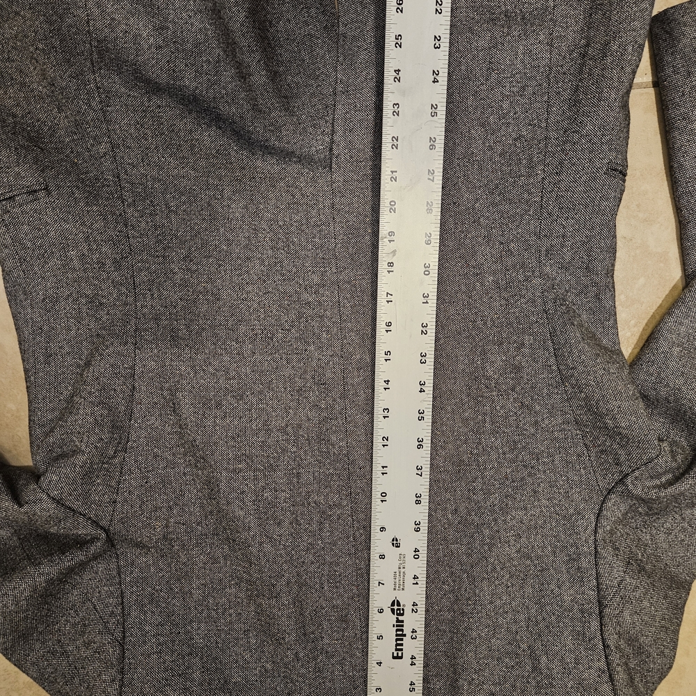 Men's H&M Tan Slim Fit Tweed Blazer Jacket Size 42R - Picture 12 of 16